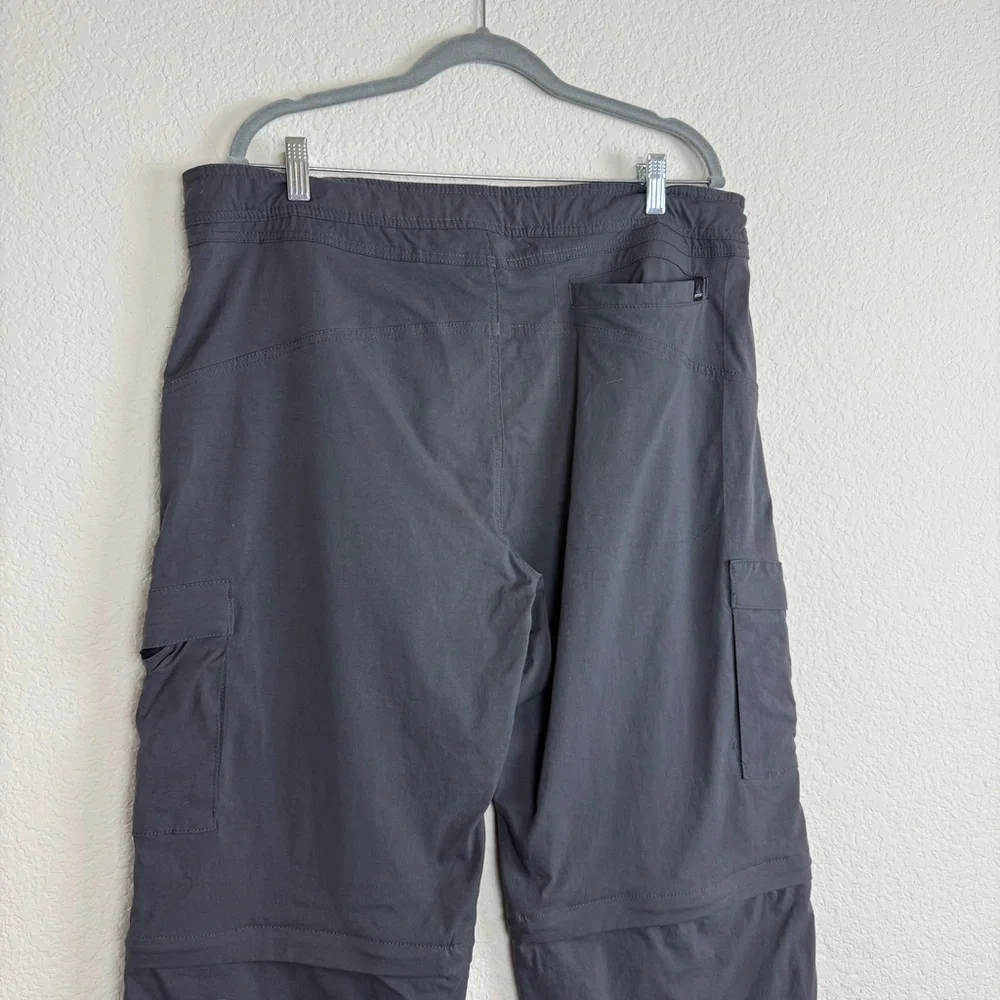 PrAna Cargo Hiking Pants Stretch Zion II Men’s Size XL | 32 inseam Grey Outdoor